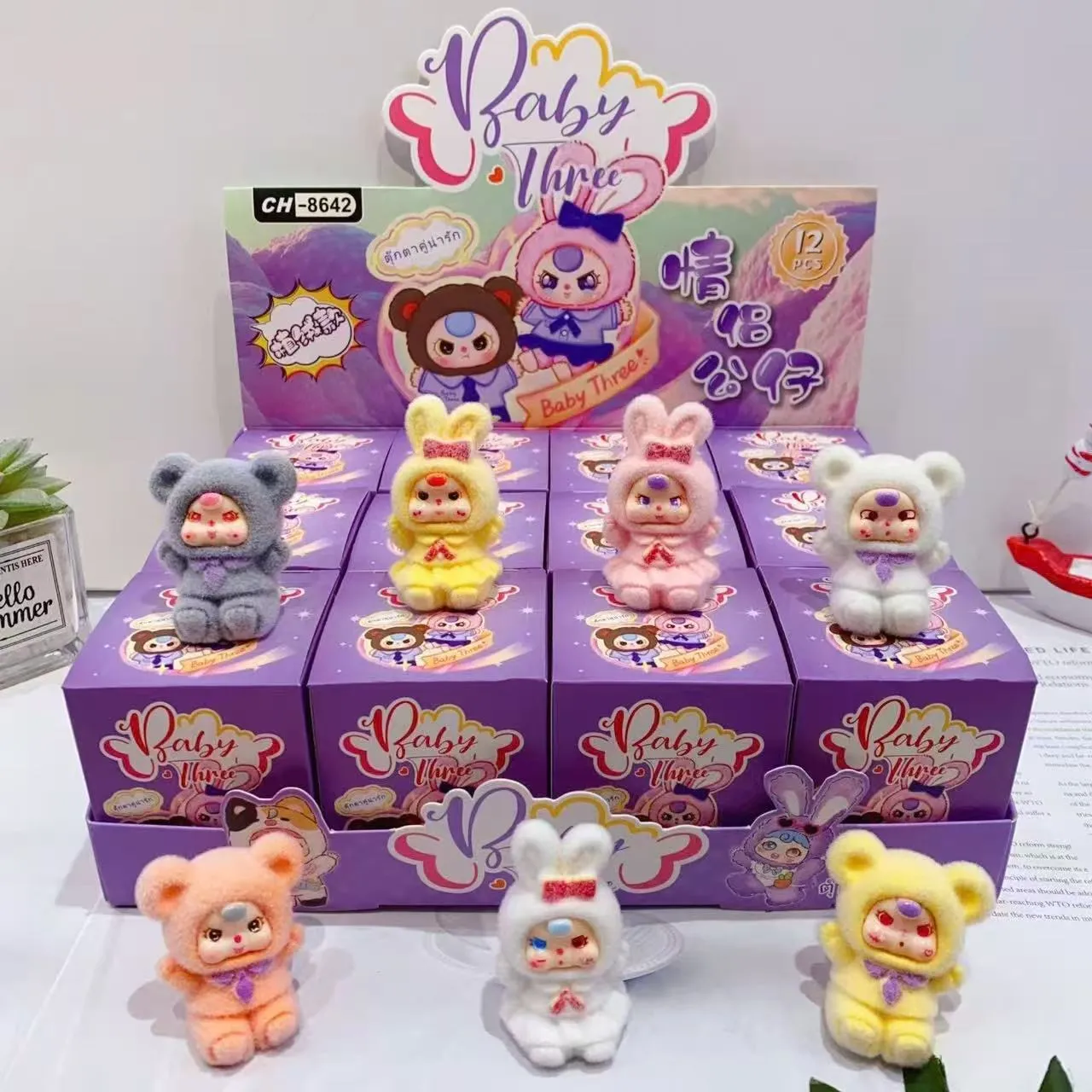 ウェディングラブブ仕様♡ LABUBU ぬいぐるみ 新郎新婦 カスタムドール