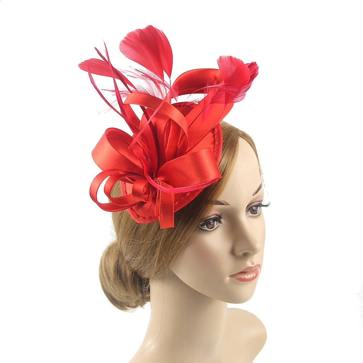 Fascinator Con Piume E Velo – Cappello Derby Da Donna Per Matrimoni, Tea Party E Occasioni Eleganti - 3
