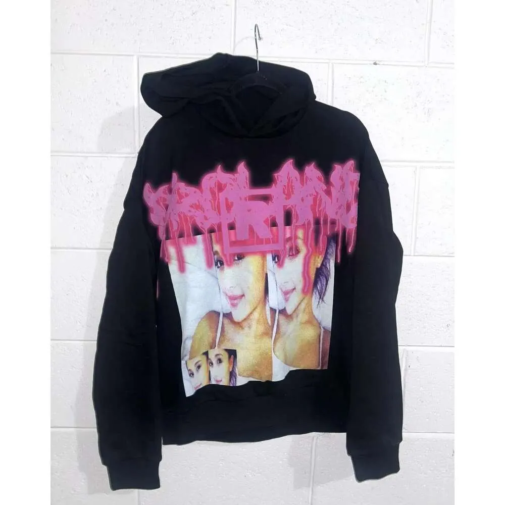 Drolandmiller Y2K Gothic Oversized Grunge Hoodie main image 1