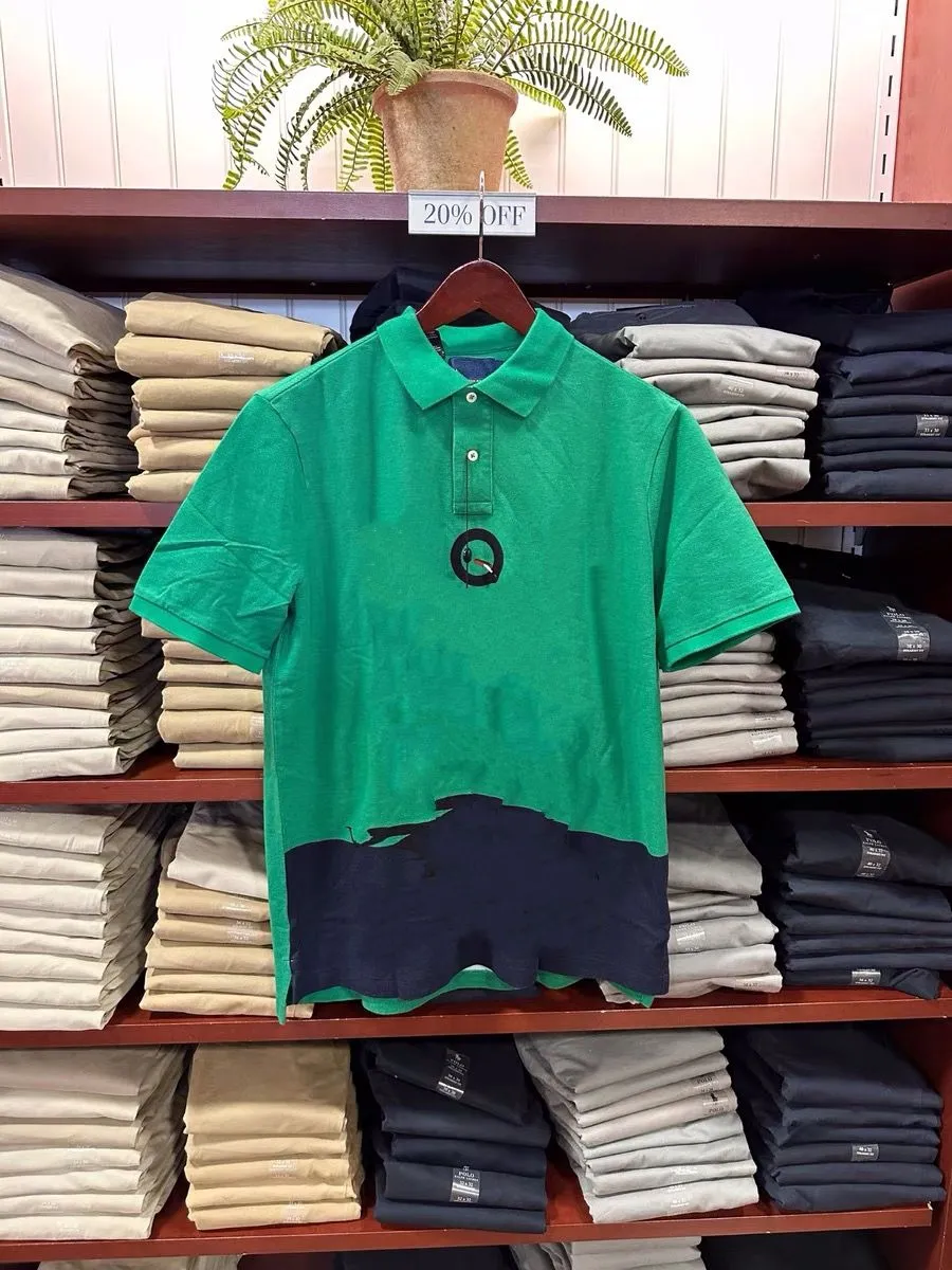 Camisas De Bordado: Camisa De Manga Corta De Algodón Premium Con