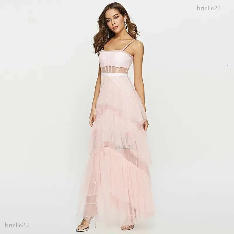 Wholesale Ladies Clothing: Elegant Mesh Ruffle Maxi... From Brielle22,  $14.74 In Bulk | DHgate.Com