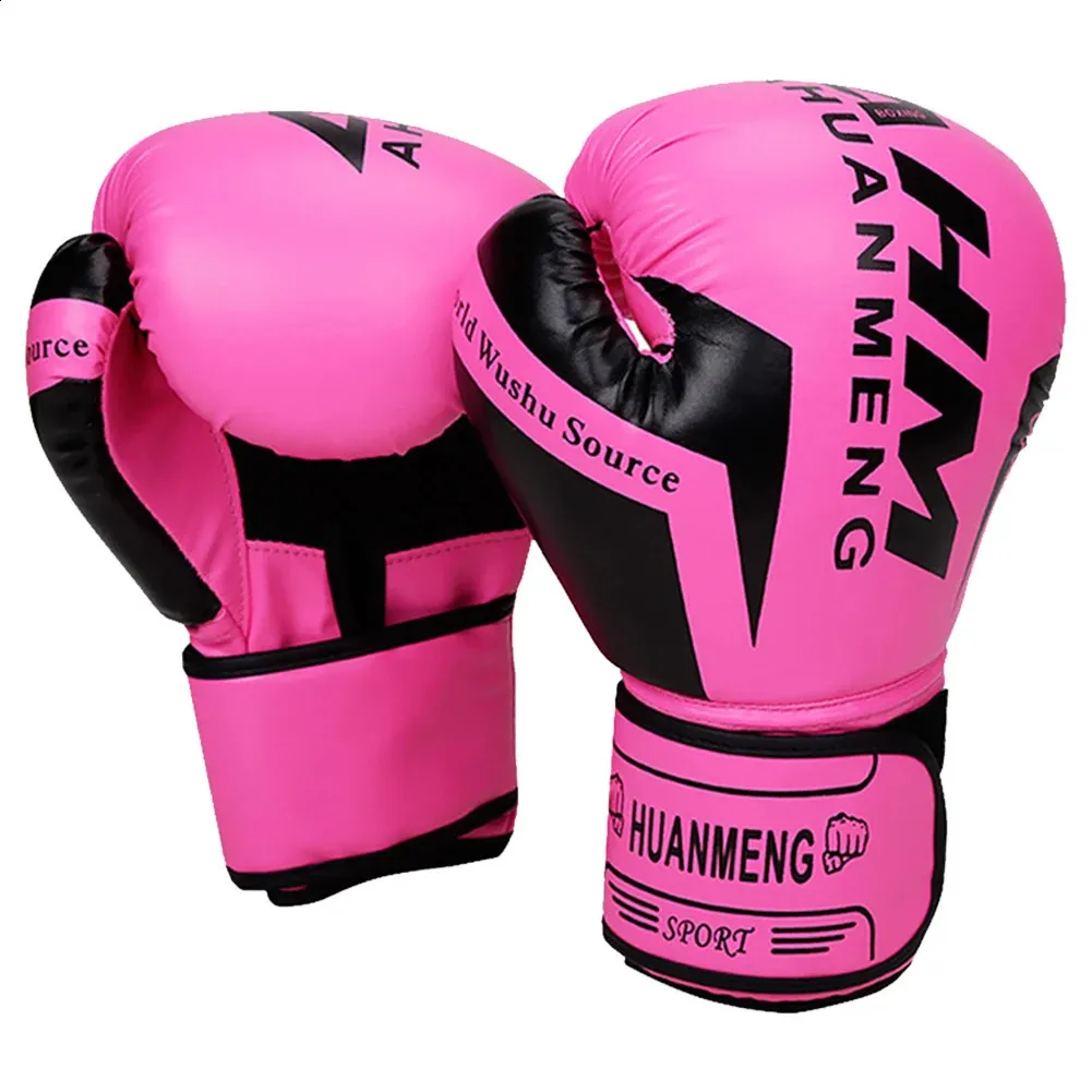 Gants De Boxe Enfants 6 Oz En Cuir Synthétique - Protection Avec Mousse élastique Pour 6-12 Ans
