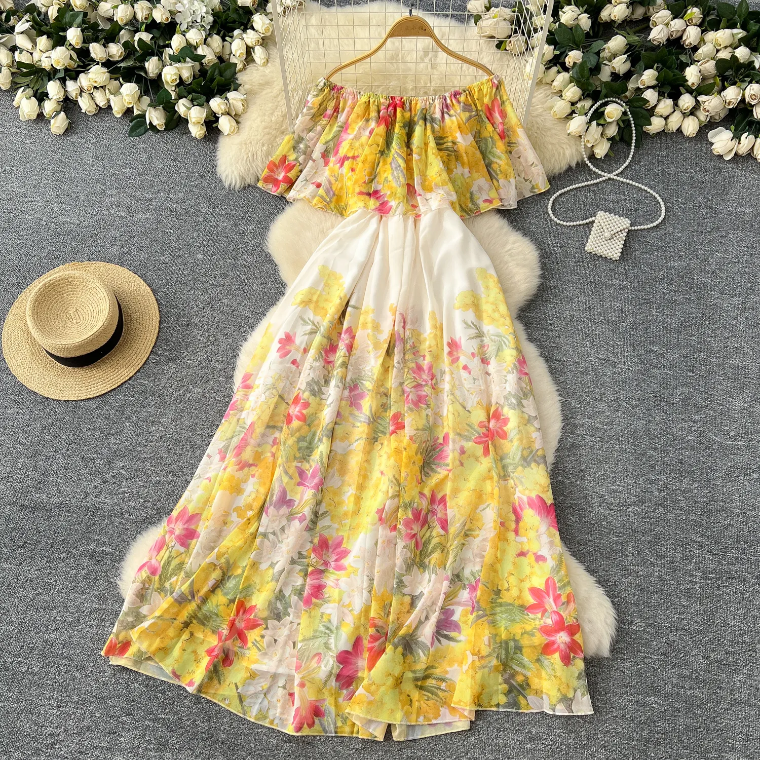 sachin and babi light blue dress Chiffon Dresses main image 0