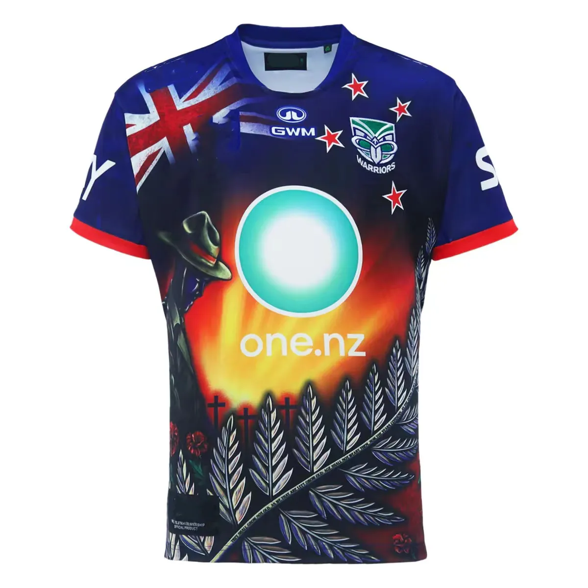 海外Lサイズ】NRL NZ・ウォーリアーズ 2024 ホームジャージ