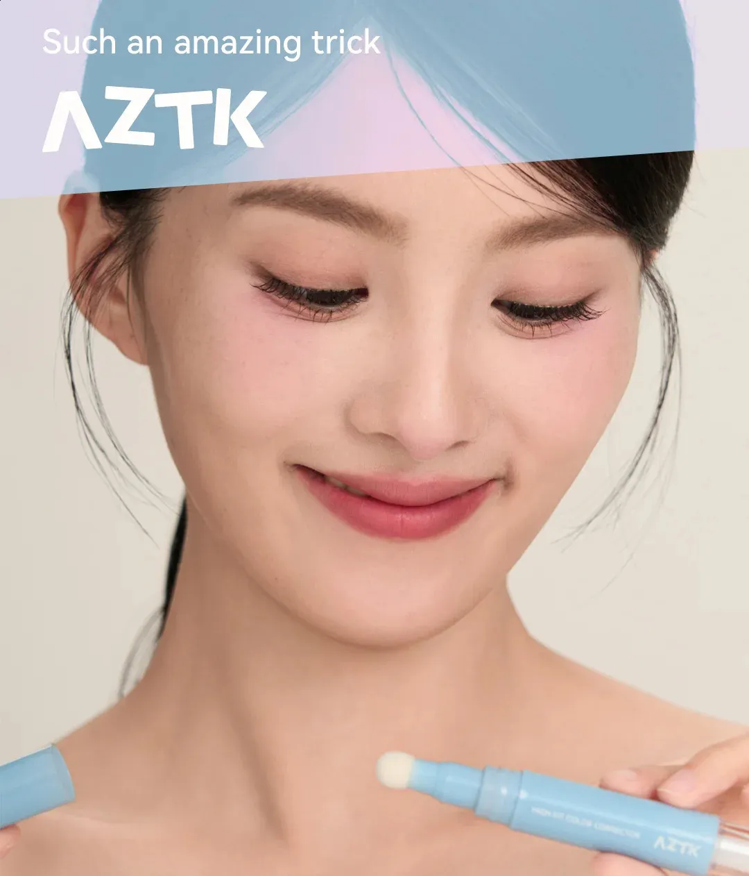AZTK High Fit Color Correction Liquid Concealer Highlighter Stick ...