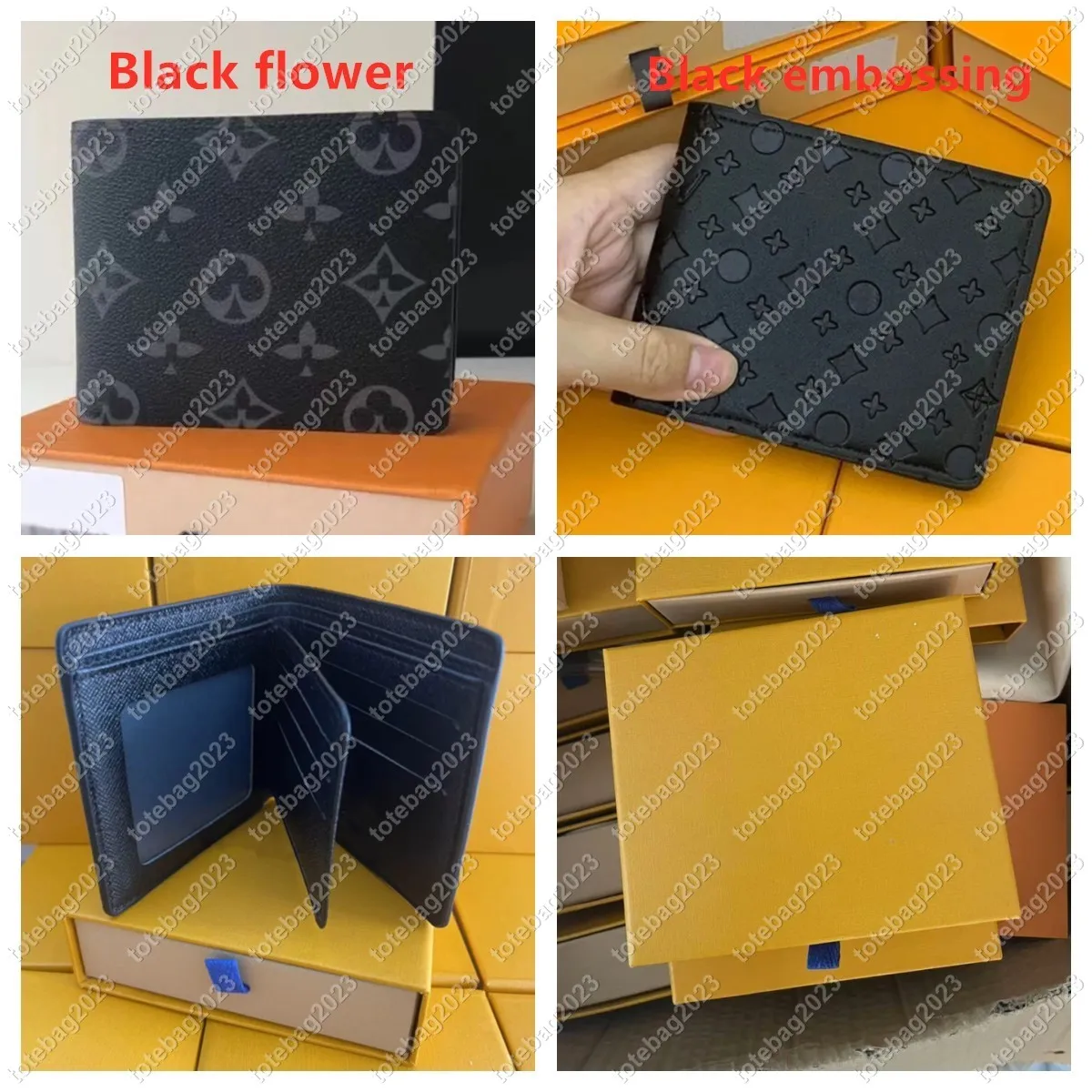 High quality Designers Luxury Genuine Leather Wallets Fashion Designer Wallets Retro Handbag For Men Classic Card Holders Coin Purse Famous