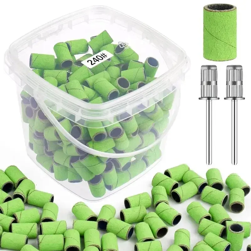 100 Pcs 180 Grit Mini Sanding Belts For Nail Drill - 3.1mm Mandrel Bits For Acrylics & Natural Nails - View #12