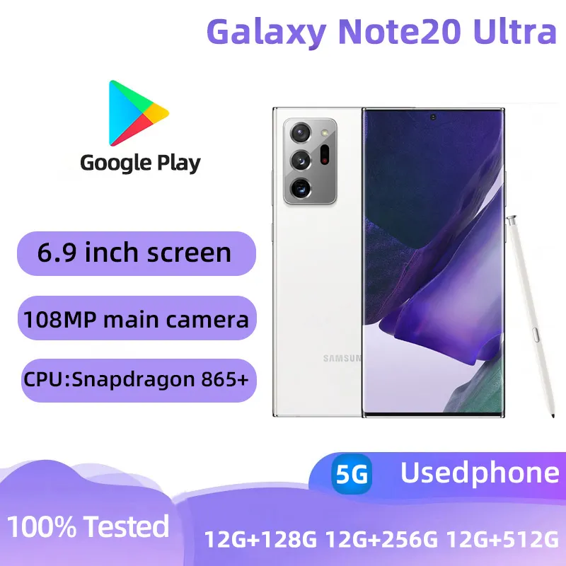 Original Samsung Galaxy Note 20 Ultra 5G Smartphone: Snapdragon