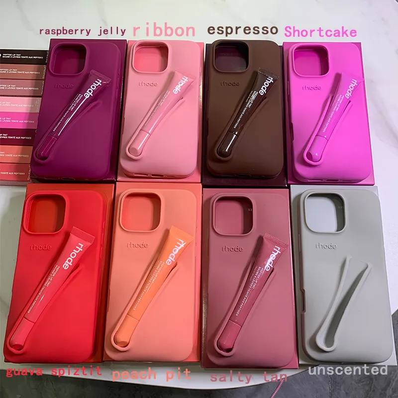 Custodia Porta Rossetto Per Telefono – Supporto Adesivo In Silicone Per Rossetto E Carte, Universale Per IPhone E Android