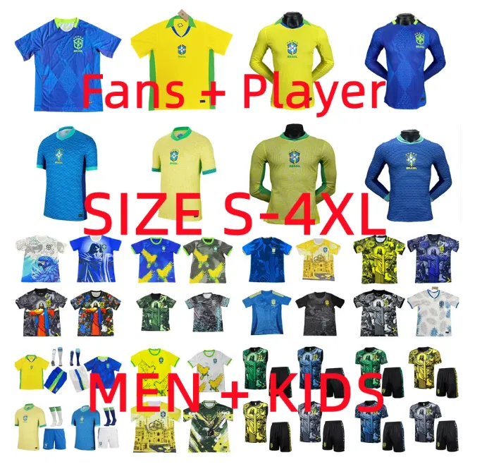 2025 2026 BRAZIL Soccer Jerseys 24 25 26 Player Version NEYMAR