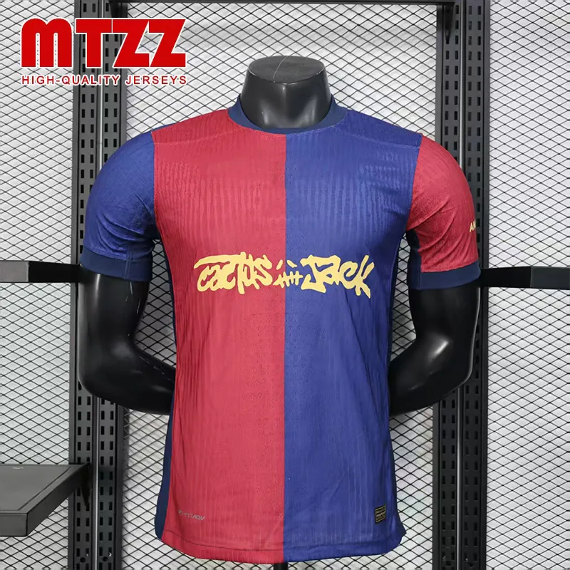 DHgate.com:2025/26 Soccer Jersey - Barcelona Cactus Jack