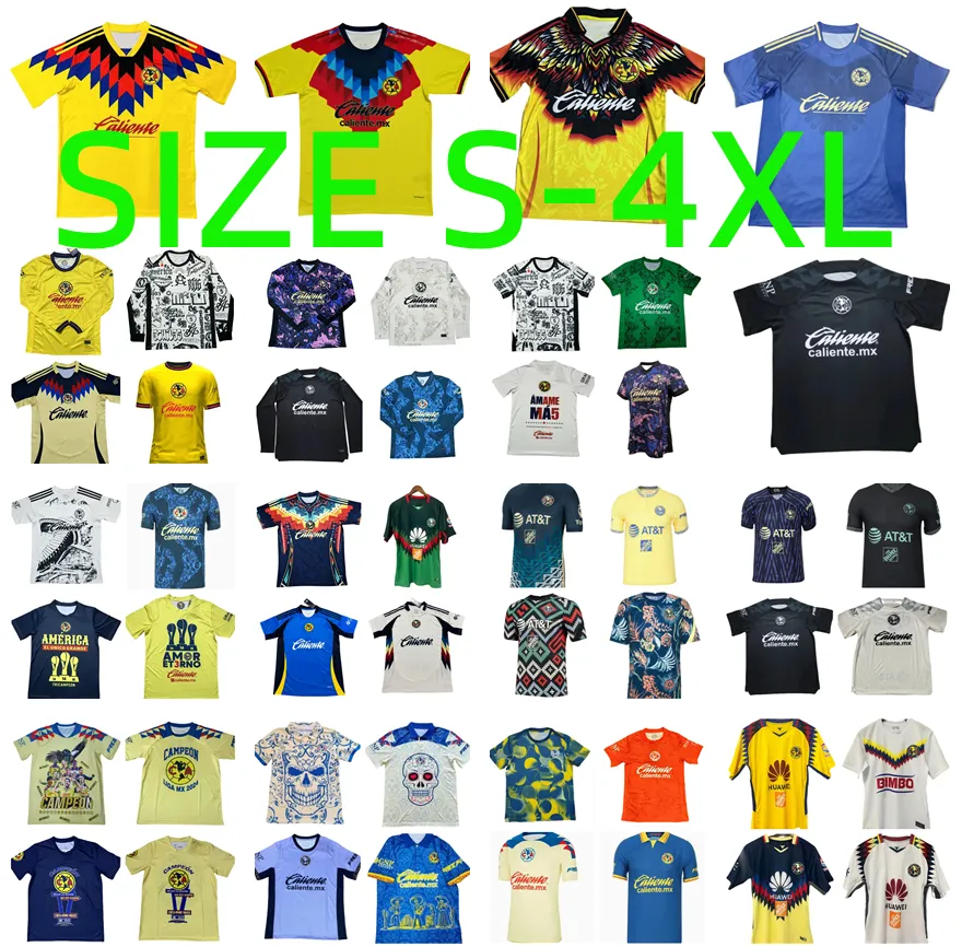 18 19 20 21 22 23 24 25 26 Liga MX Club America Soccer Jerseys