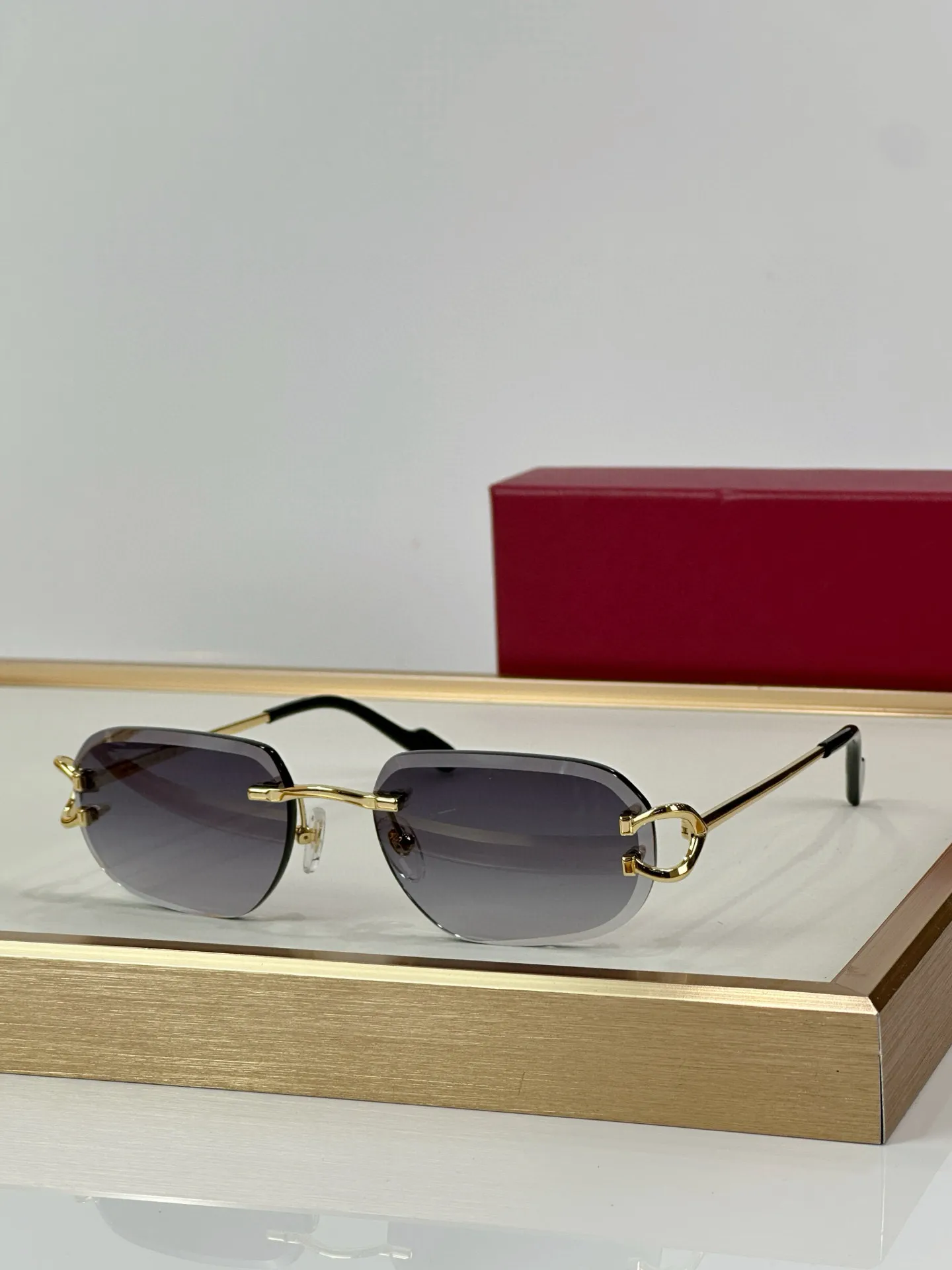 Gafas De Sol Hexágono Sin Borde Para Hombres Mujeres, Lentes De