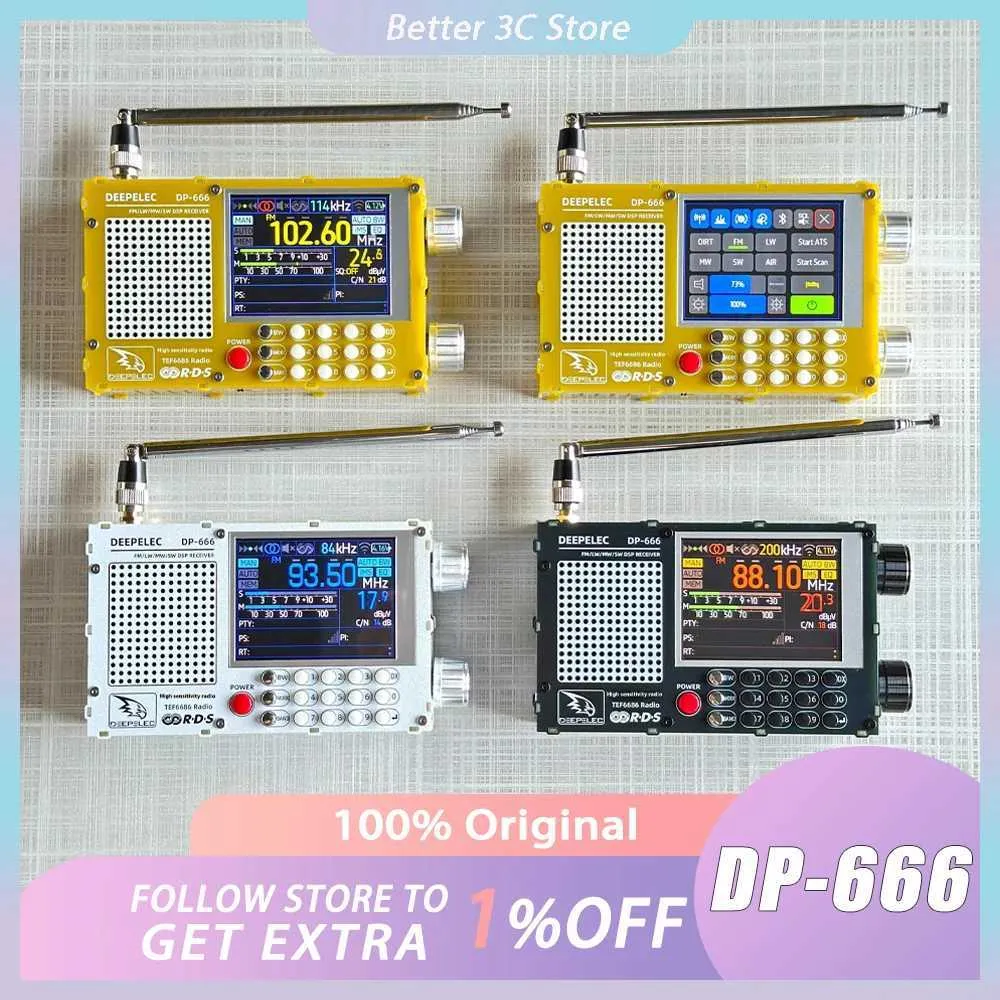 DEEPELEC DP-666 DSPラジオ受信機 本体 Deepelec DP 666 Wireless Portable Radio High From