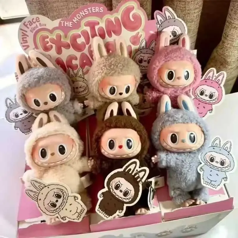Cute Rabbu Monster Series Blind Box Mystery Monkey Toy Cartoon Trendy ...