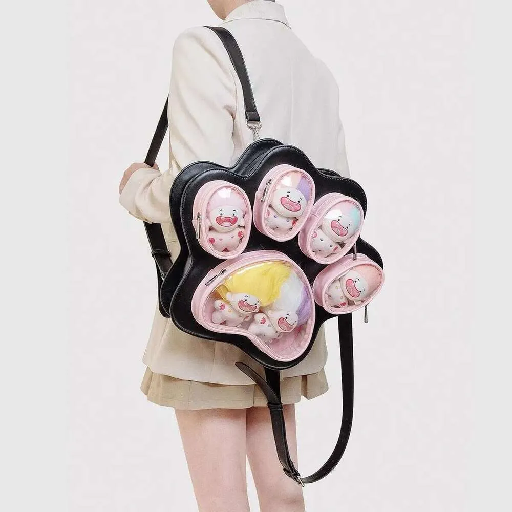 Multi Pain Layer Cat Paw Itabag Large Capacity Japanese  display picture 1