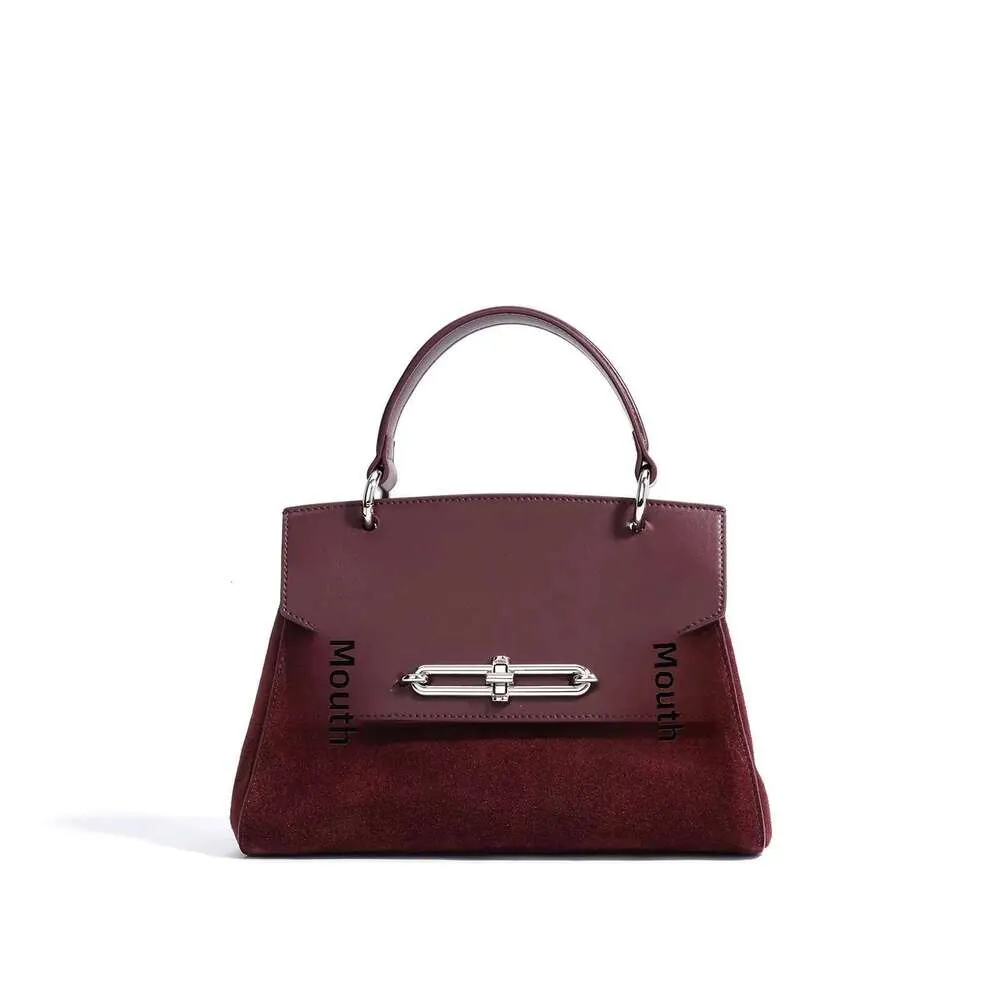 Modieuze, eenvoudige dames schoudertas, niche dameshandtas van echt leer, nieuw model crossbodytas voor motoruitrusting_voghion.com