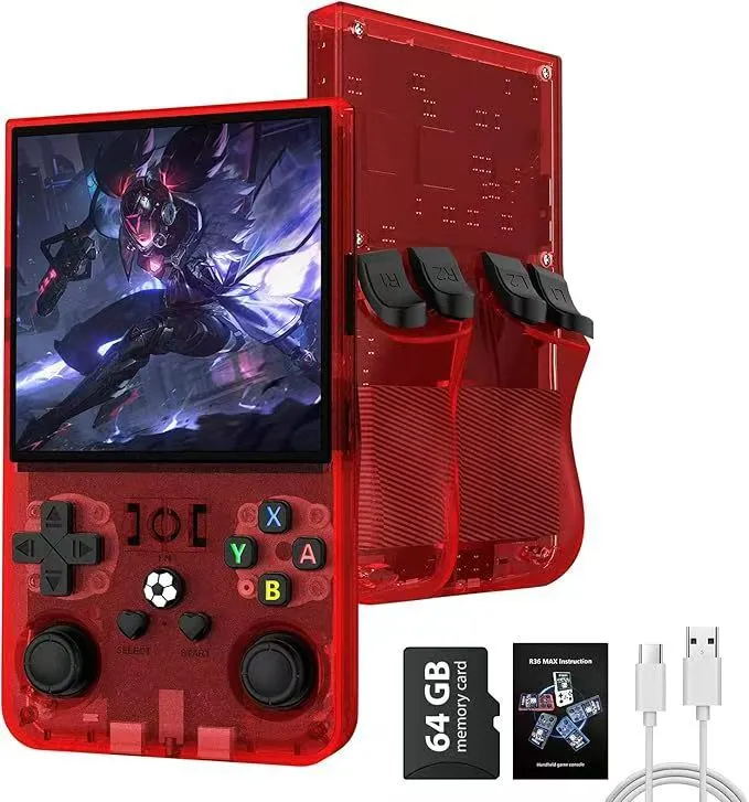 Console d'arcade portable 35 000 en 1 Boîte métallique pliable Rétro Gaming Machine avec écran de 21 pouces Recherche Masquer Pause