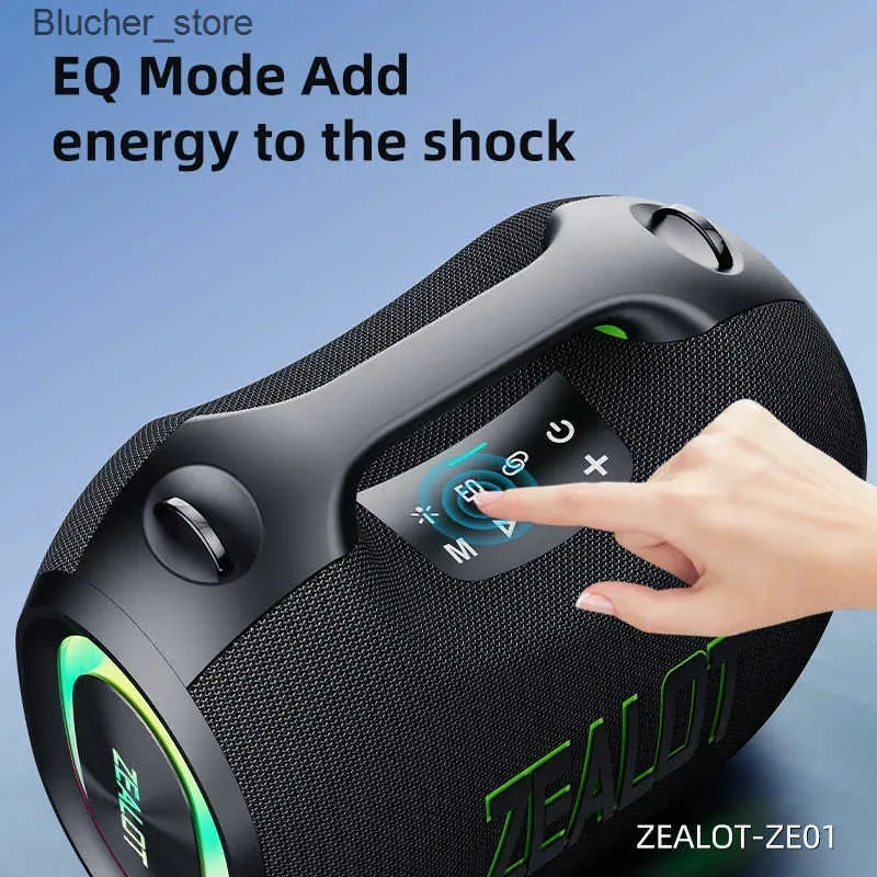 ZEALOT ZE01 120W Big Power Wireless TWS Subwoofer Bluetooth