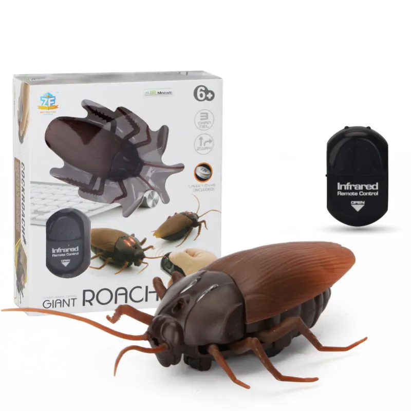 Juguete De Broma De Cucaracha De Goma – Pack De 10 Con Efecto De Disparo Para Halloween Y Fiestas