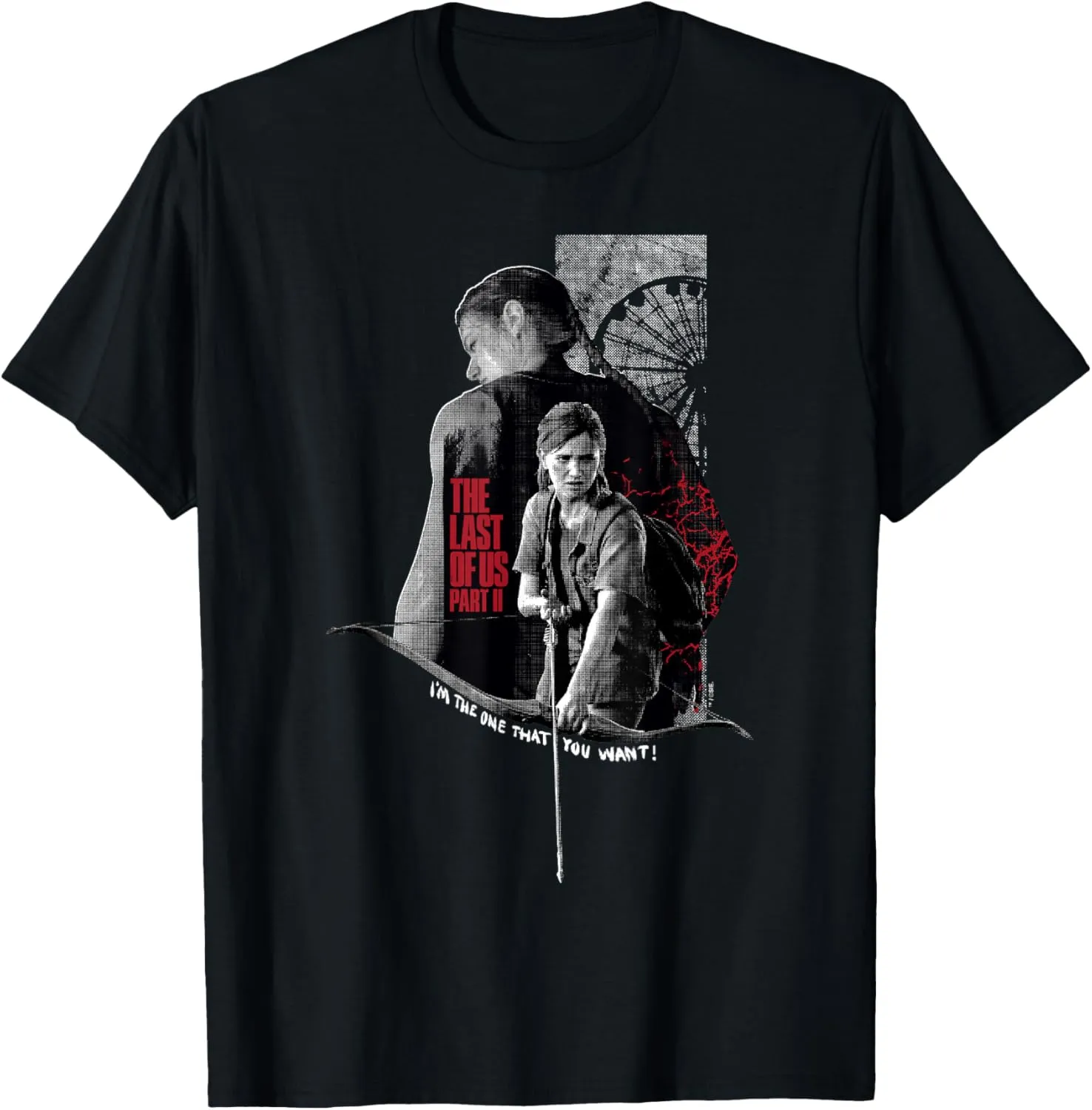 Last of Us Part II Abby Ellie I'm The One That You Want Cotton T