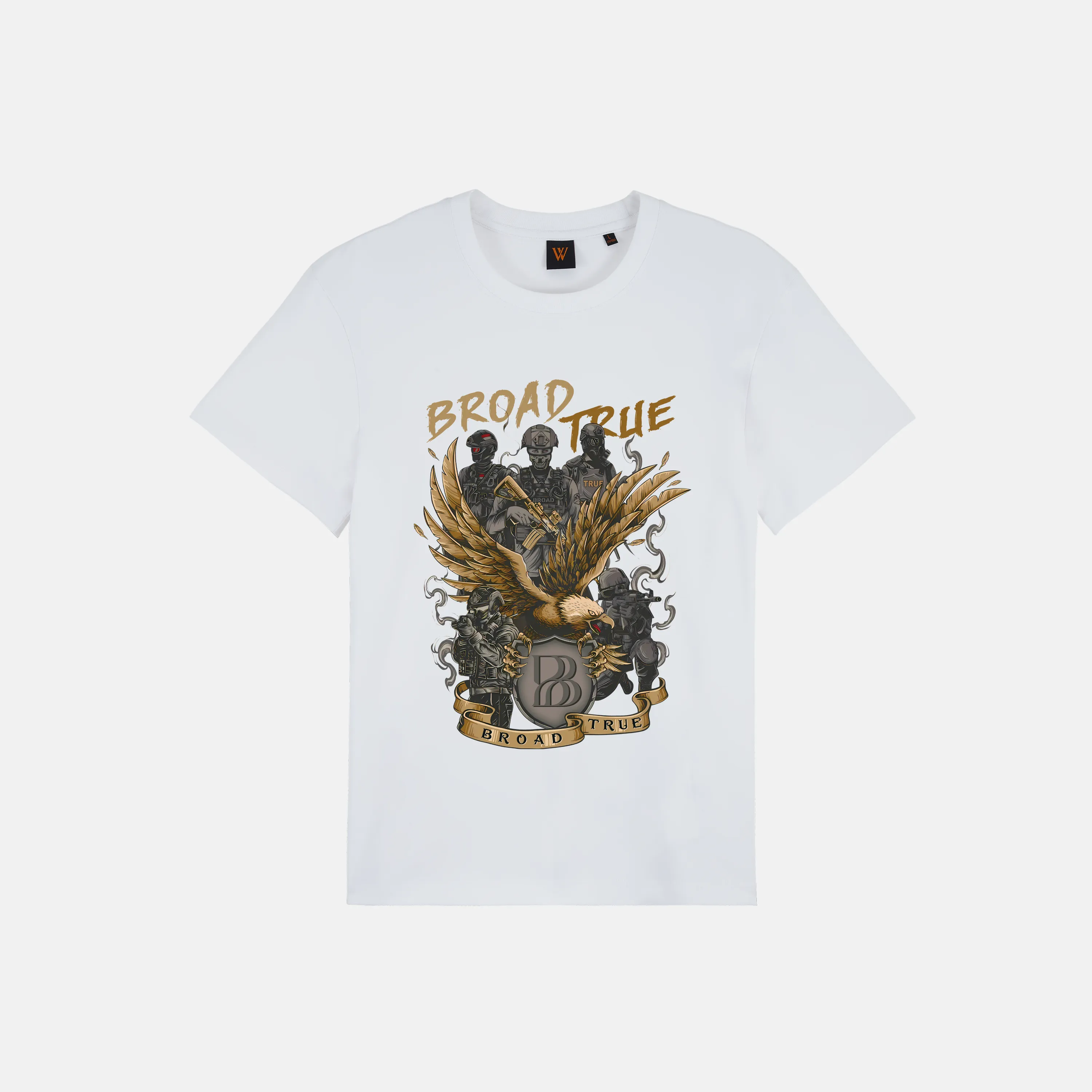 Summer Trendy Printed T-shirt Eagle Strikes Out