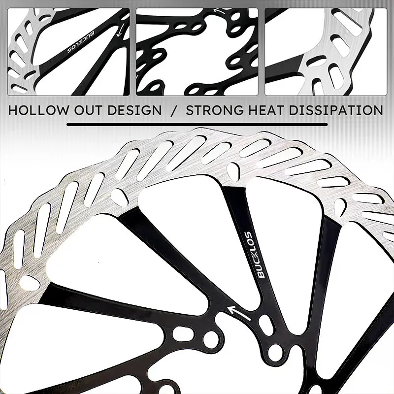 Grande zone de friction 180 mm rotor de frein à disque de vélo pour une