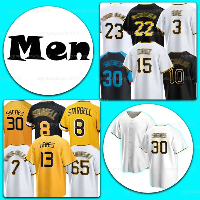 Save Big on Bulk Pittsburgh Pirates Baseball Jerseys 30 Paul Skenes  Baseball Jersey Pittsburghss15 Oneil Cruz Pirates 23 Mitch Keller 10 Bryan 