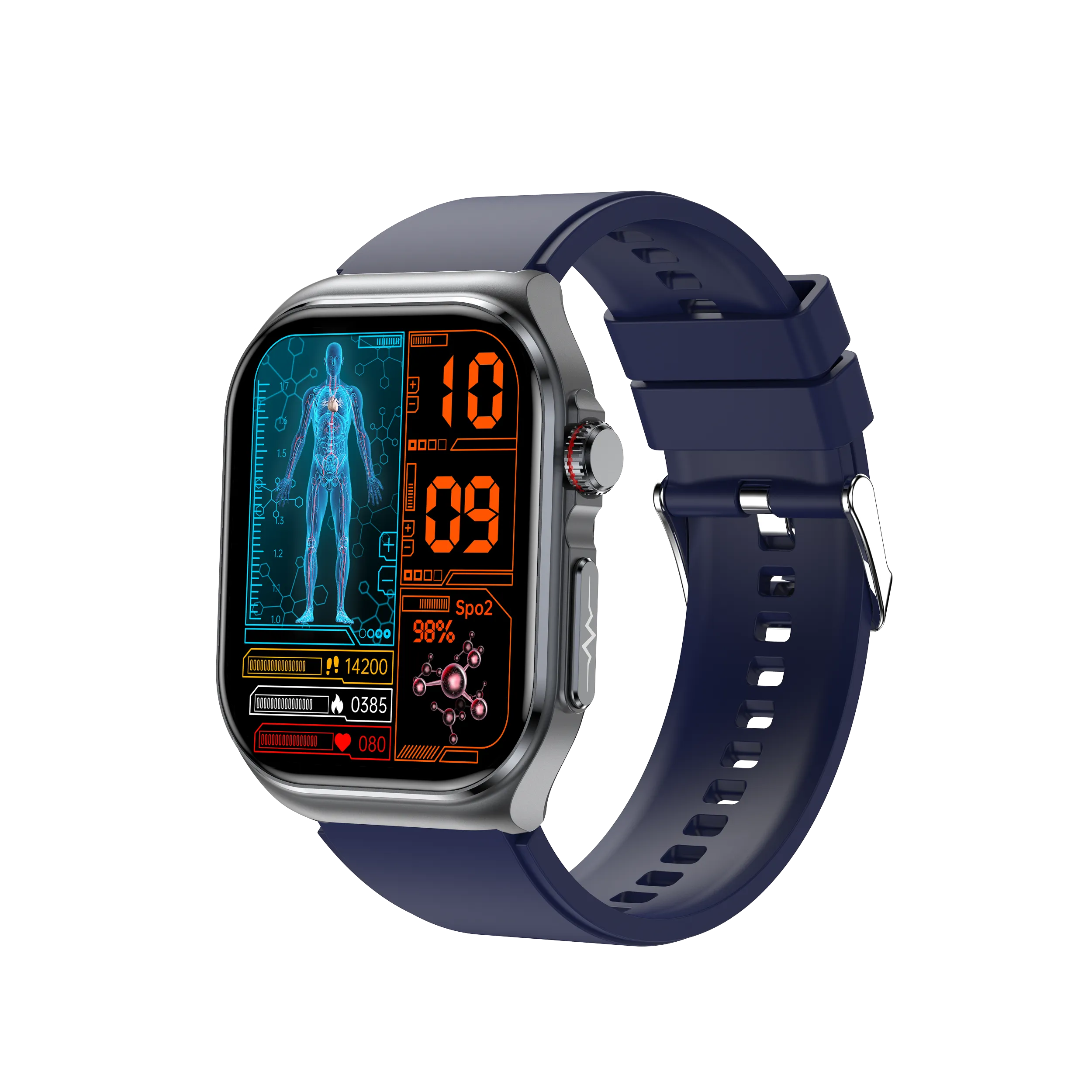 Bluetooth Sports Smart Watch: Waterproof Fitness Tracker With