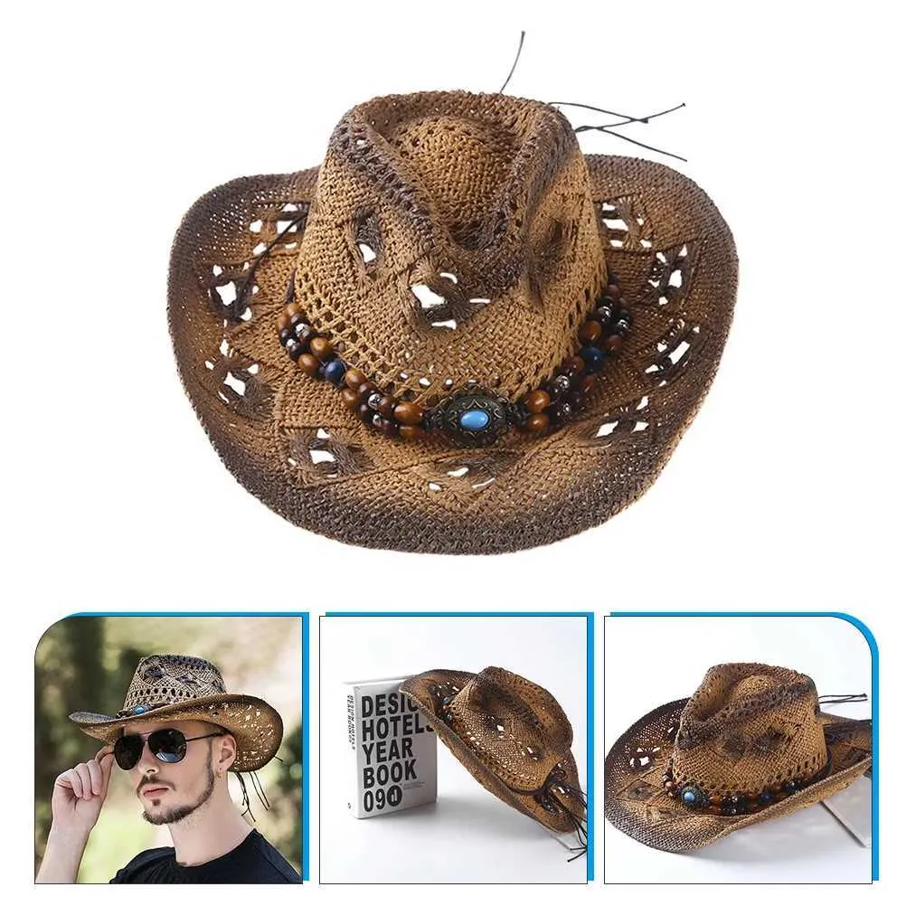 Chapeau De Cowboy Pour Enfants – Polyester Avec Corde Tressée Et Mentonnière Réglable – Fêtes Western