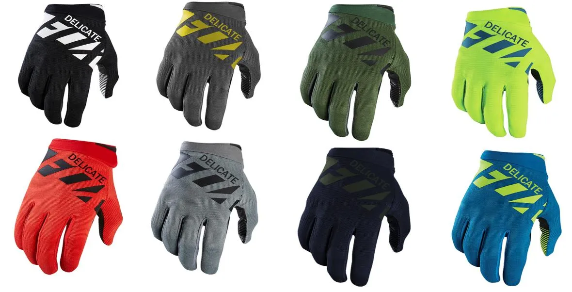 2025 DELICATE FOX 360 Raner Racing Black Waterproof Half Finger Nylon ...