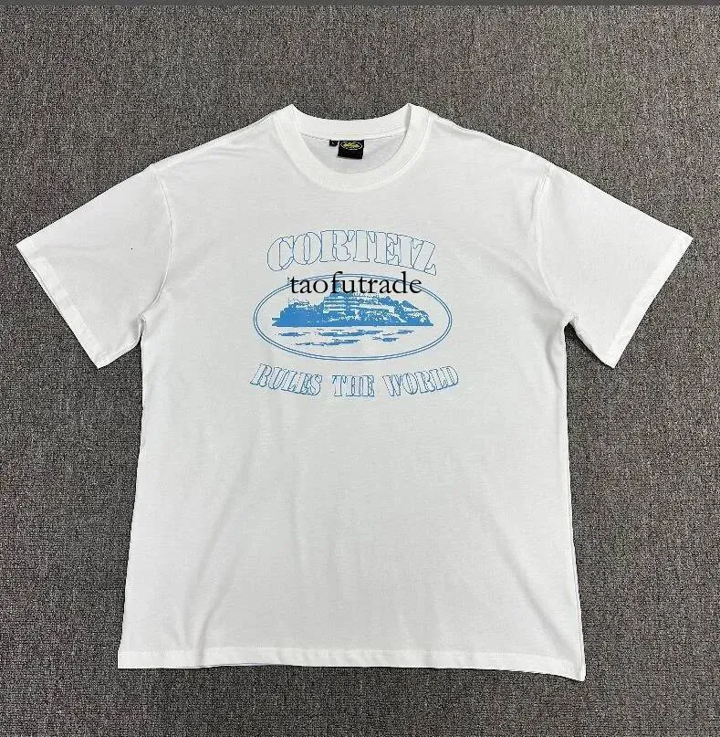 Corteiiz Shirts Designer T Shirt Men Corte T Shirt Shirt Women Tshirt Luxury Solid Color Cotton Washed And Distressed Tees Cortezi Tshirt aff