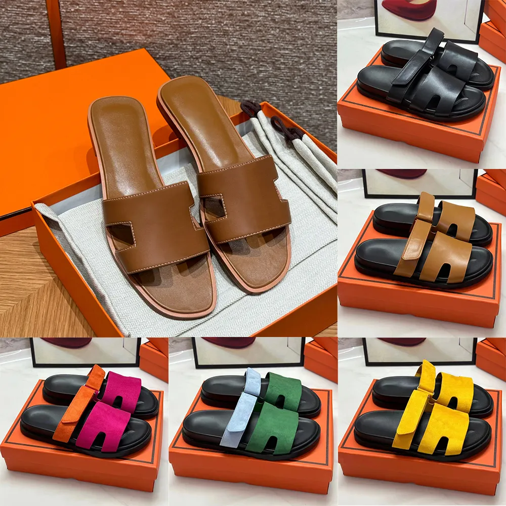Bulk Designer Sandals Women Leather Slide Slippers Luxury  display picture 3