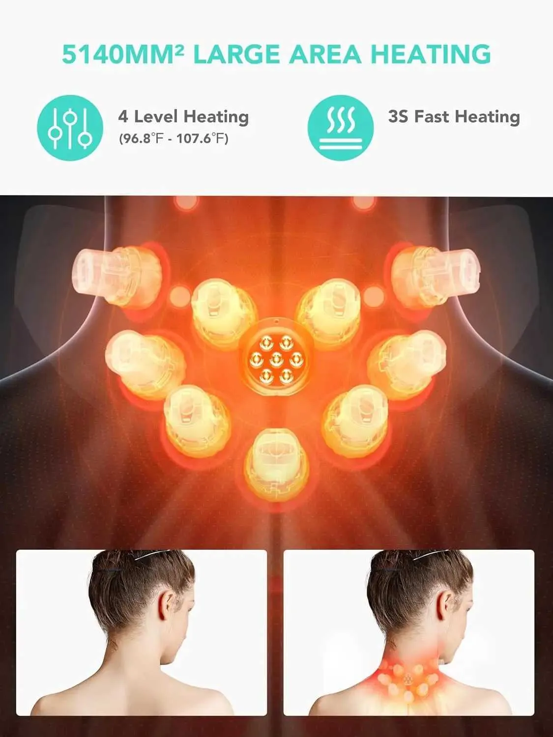 SKG Foldable Neck Massager With Heat Cordless Deep Tissue Vibration Massager  For Pain Relief Portable 9D Electric Shiatsu NeckW250512 From  Shirting_fashion, $81.45 | DHgate.Com