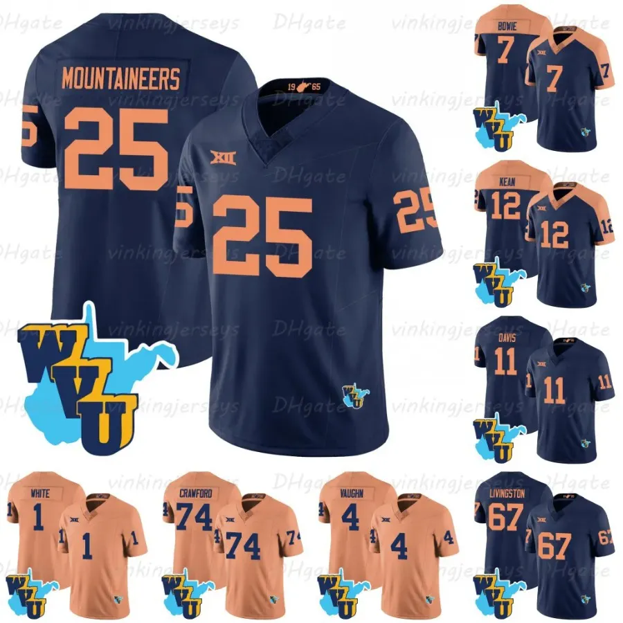 Mountaineer 1965-2025 Throwback Jersey - White - Kean Gallagher III ...