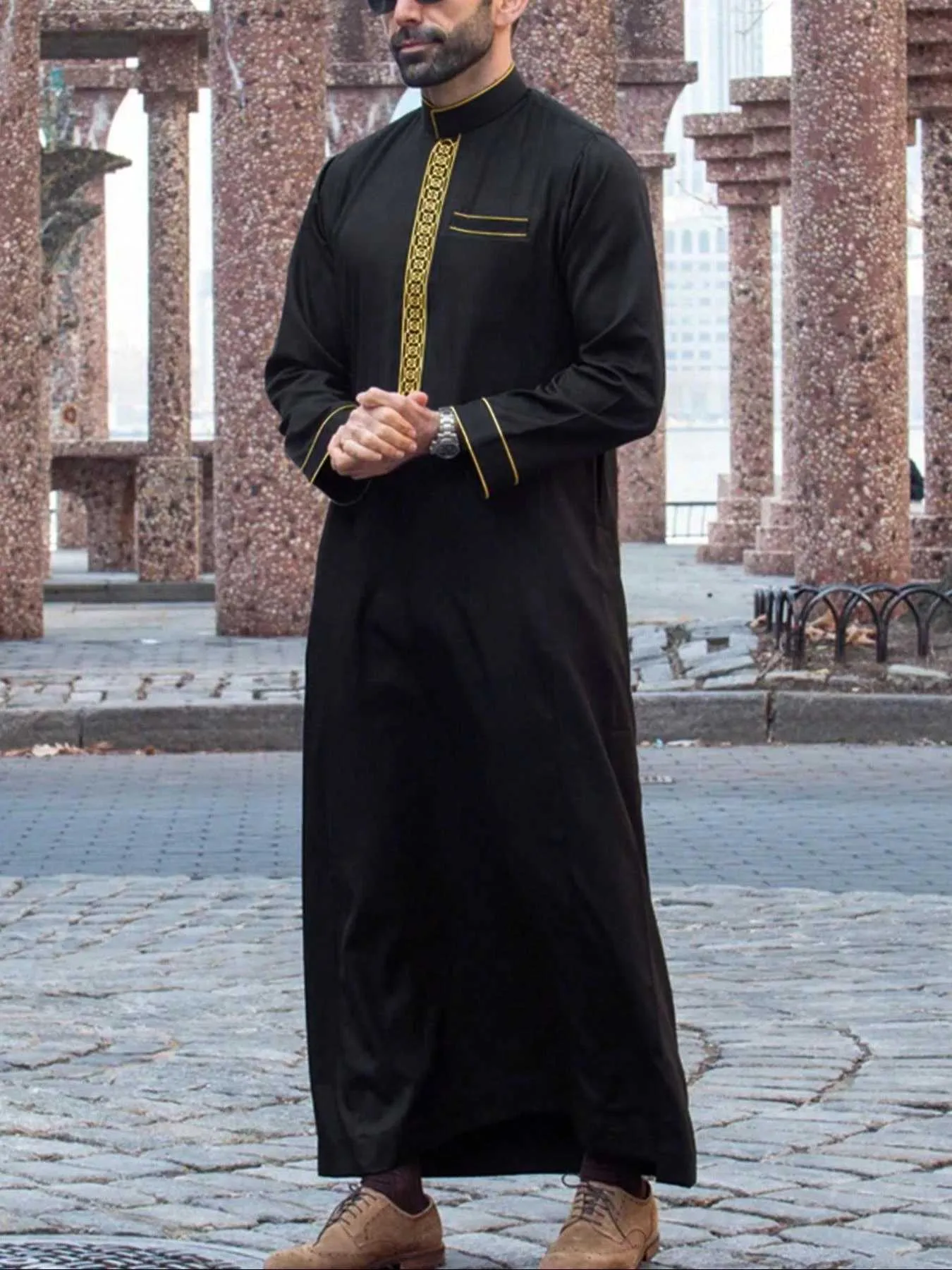 Ramadan Robe Ramadan Prayer Robe Muslim Robes Embroidered Long... From Quality_life ...