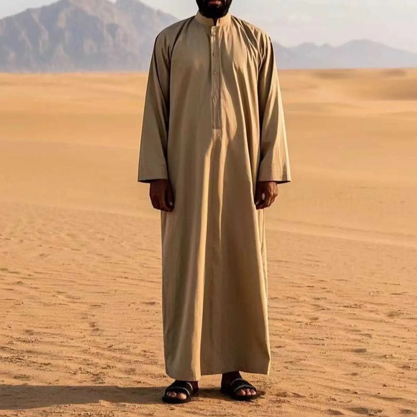 2025 Men Robe Muslim Abaya Dishdasha Modest Djellaba... From Quality ...