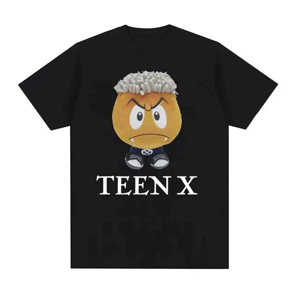 Rapper Ken Carson Opium Merch Tour Oversized V-Neck Knit T-Shirt