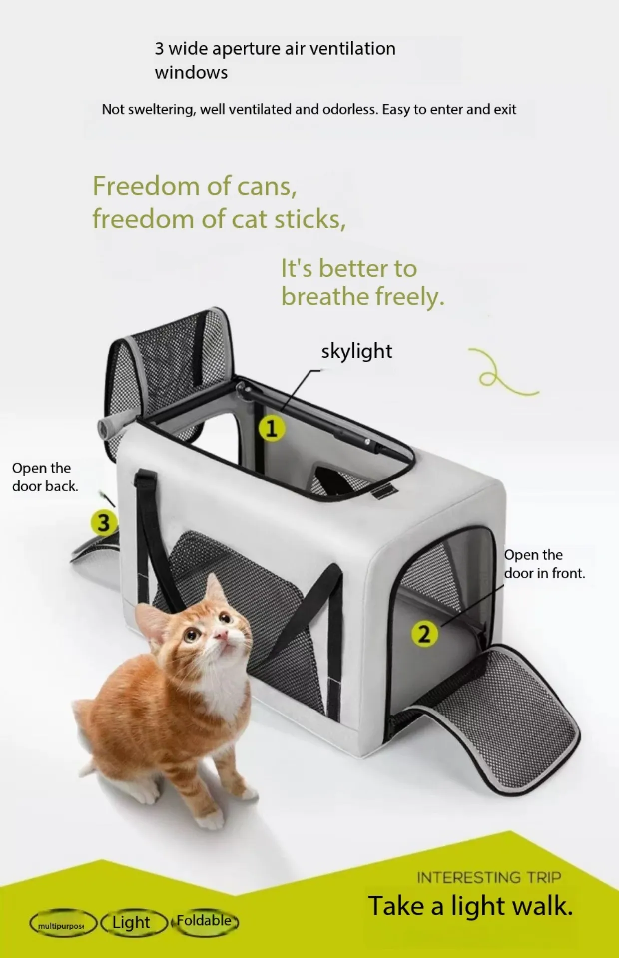 Lightweight And Foldable Pet Carrier Cart With... From Petsupply007 ...