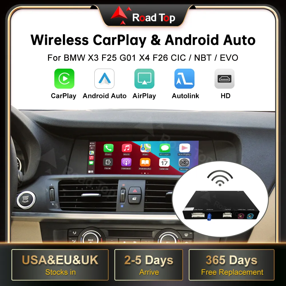 Bluetoothを備えたタッチスクリーンカーステレオ：BMW CIC NBT X3 F25