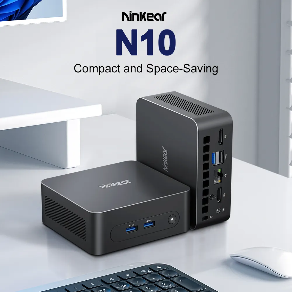 Ninkear Mini PC Computer, Intel Processor N100 Alder Lake-N (up to 3.4 GHz), 16GB DDR4 RAM 512GB M.2 SSD, Mini Desktop Computer for Business, Education, Home