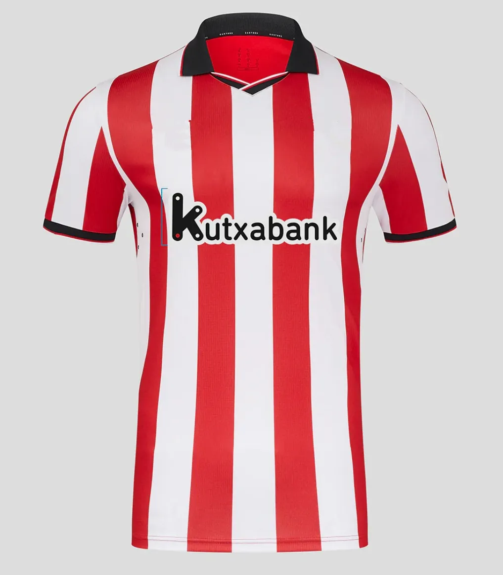 アスレチックビルバオ　ユニフォーム　M　レッド　ホワイト　ストライプ　スペイン アスレチックビルバオ ユニフォーム M レッド ホワイト ストライプ