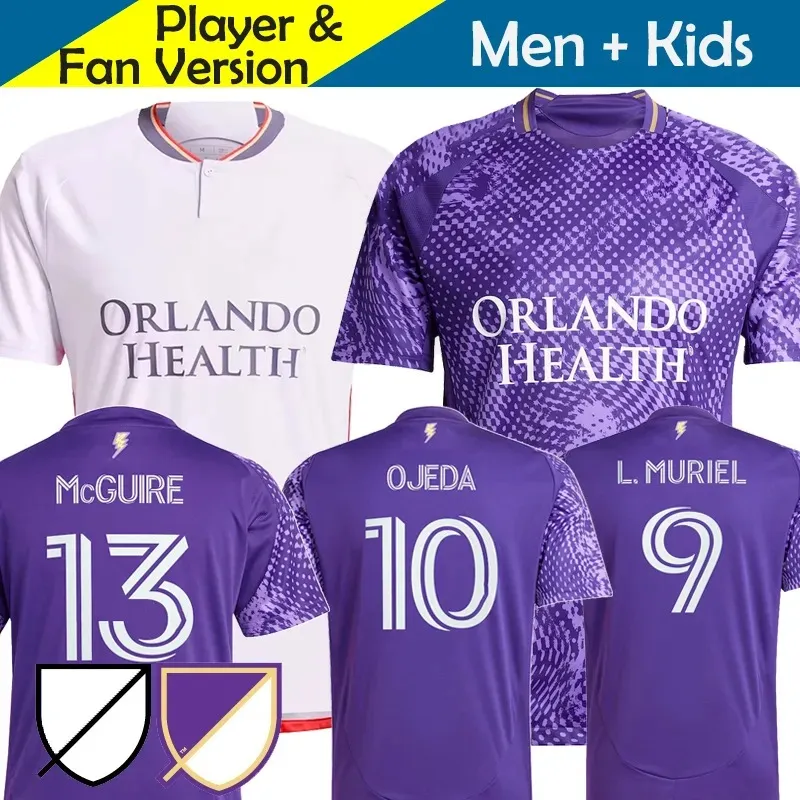 Save Big on Bulk Orlando City Fc Jersey Orlando City SC Soccer Jerseys 2025  2026 LODEIRO MURIEL LYNN McGUIRE CARTAGENA OJEDA 25 26 Football