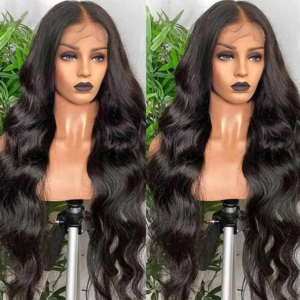30 34 Inch Body Wave Human Hair Wigs 13x6 Hd Lace... From ...