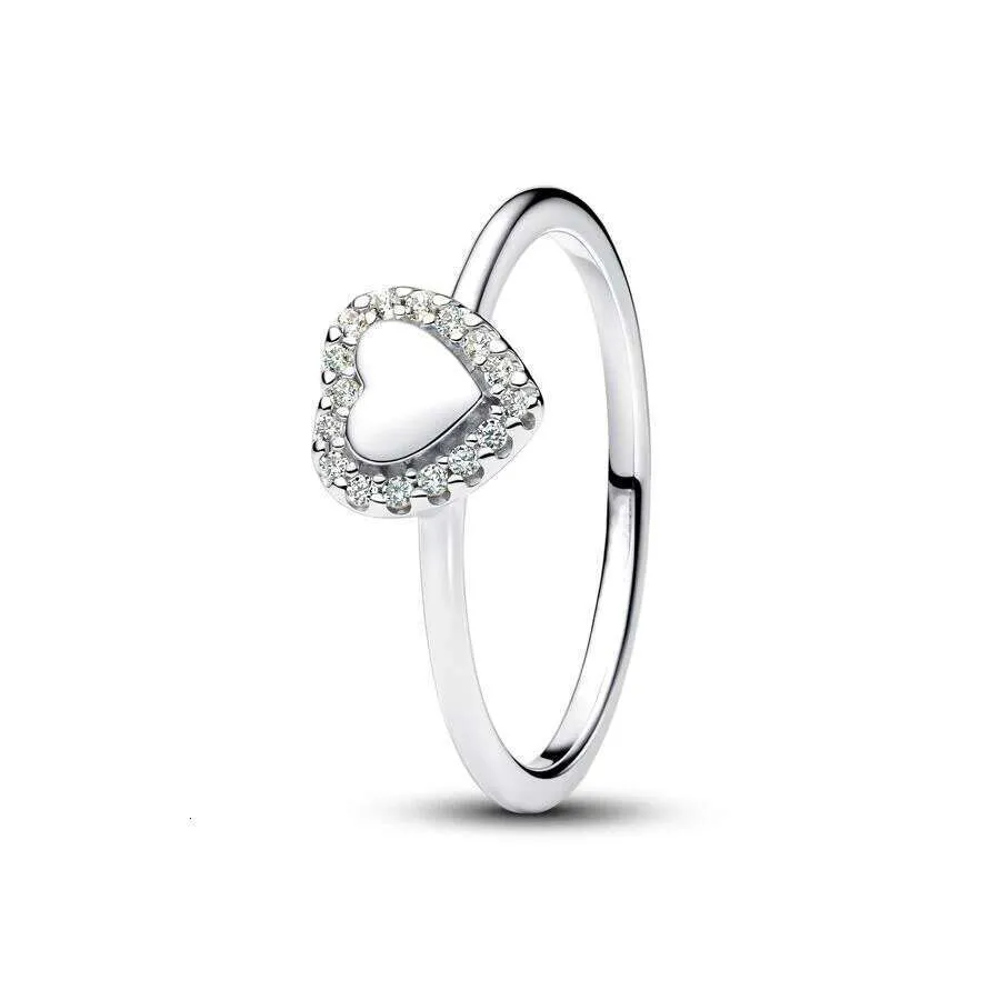 2025 New Engravable Heart Halo Double Band Eternity Channel Ring Fit For Birthday Anniversary Fashionable Single Product_voghion.com