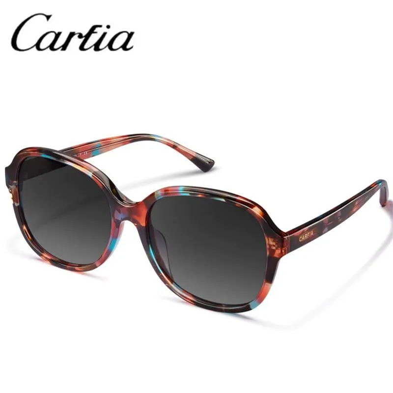 Polarized Retro Oval Sunglasses with UV400 Protection SOJOS Retro Oval Sunglasses, UV400 Protection, Unisex, Shiny  main image 4