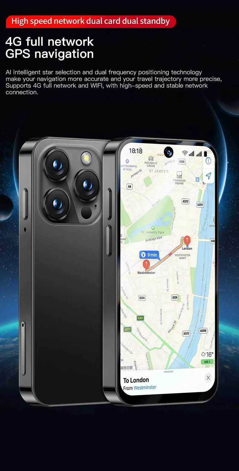 SERVO 19PRO 4G LTE Mini Smart Phone 3.88 Display Dual SIM Standby