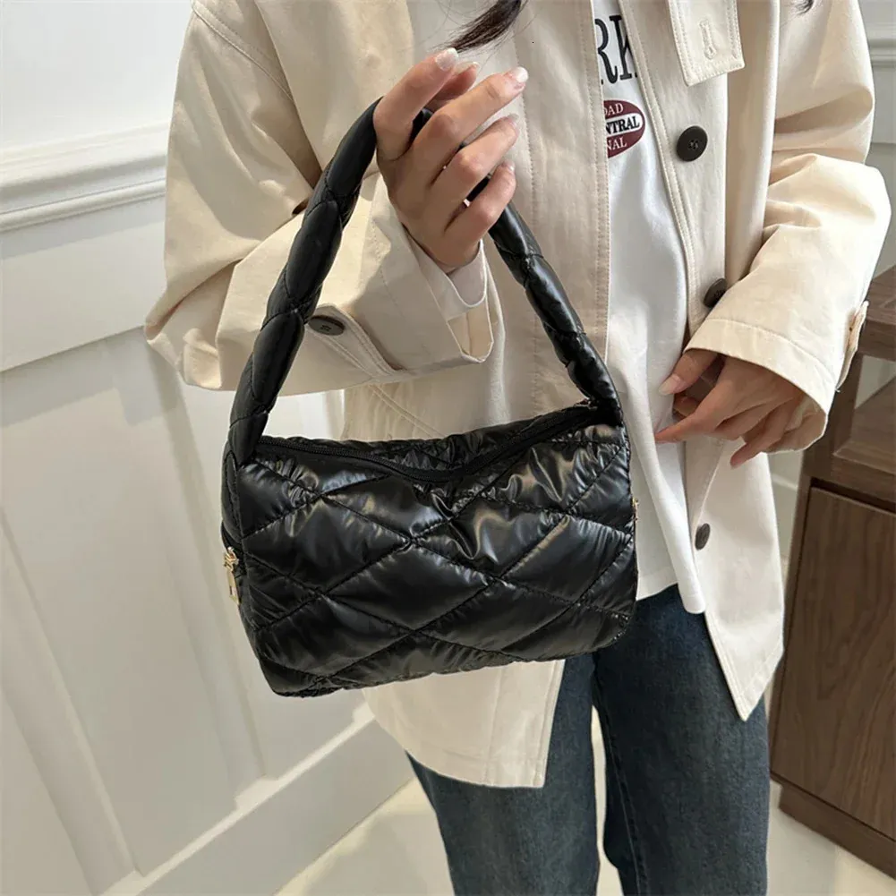 PU-lederen schoudertas voor dames, clutch handtassen met ketting