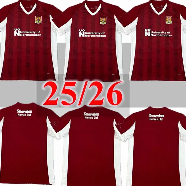 2025 2026 Northampton Town 25 26 Home Away Football Shirt Men Kids