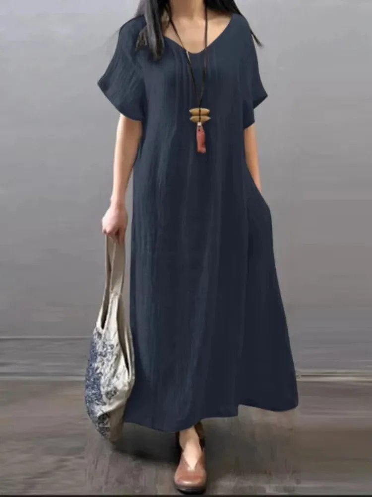 ladies cotton summer dress Shirt Dresses For Women, Comfortable Green Color Dresses For Women, With One Side Pocket Elegant comfort with cotton fabric The Womens Cotton Maxi Dress is a staple for any summer wardrobe Womens Cotton Hemp Dress, Casual